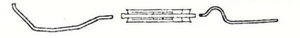 1953-54 HUDSON JET 6 CYLINDER EXHAUST SYSTEM, ALUMINIZED, STANDARD TRANS. ONLY - Picture 1 of 1