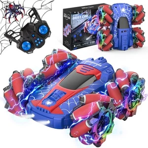 Spider Remote Control Car, Double Sided 360°Rotating 4WD Off-Road RC Cars wit... - Picture 1 of 8