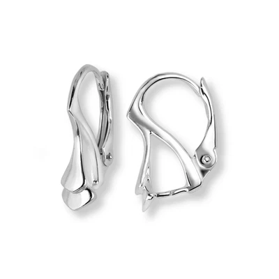 Sterling Silver Lever-Back Earrings – Findings | 925 Silver DIY Jewelry Making - Image 1 of 4