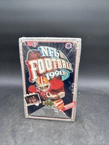 Tarjetas de fútbol americano NFL 1991 Premiere Collectors Upper Deck Find Joe Montana caja - Imagen 1 de 7