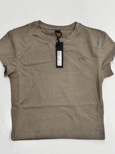 Oner Active Damen Cotton Icon Baby T-Shirt moosbraun Small - Bild 1 von 3