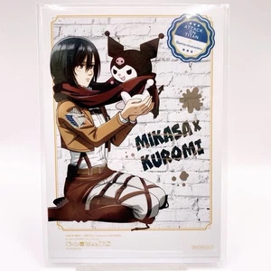 Postal de Sanrio × Attack on Titan Mikasa & Kuromi no a la venta anime Japón - Imagen 1 de 8