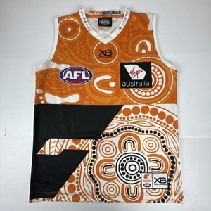 GWS Giants 2018 Indigenous Replica Jersey Men’s Medium AFL - Picture 1 of 6