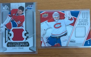 2015-16 SP Game Used All Star Skills Fabrics Carey Price plus bonus - Picture 1 of 4