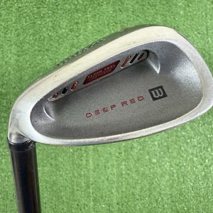 Wilson Staff Deep Red Graphite Fat Shaft SW Sand Wedge Regular Flex Left Handed - Picture 1 of 9