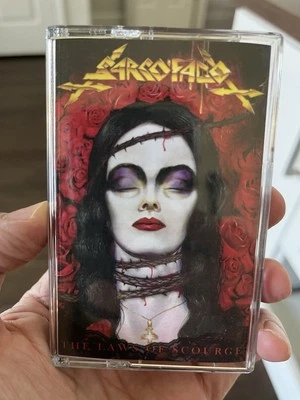 Sarcofago The Laws Of Scourge New Cassette Mayhem Darkthrone Bathory Blasphemy Foto 1 de 4