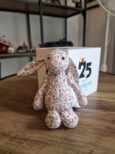 Jellycat I Am Tiny Silver Blossom Bunny Ex Cond. ⭐️ - Picture 1 of 6