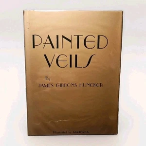 1929 Painted Veils Huneker Ltd Ed #716/1250 Majeska Illustrated Horace Liveright - Picture 1 of 13