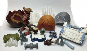 NUR TEILE Feuer & Eissturm Festung Eier Drachen + Mega Bloks Lot - Bild 1 von 13