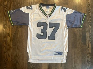 Vintage Reebok SHAUN ALEXANDER #37 Seattle Seahawks maglia giovane grande (14/16) - Foto 1 di 6