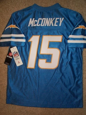 (2025-2026) LA Chargers LADD McCONKEY NFL Jersey JUVENTUD NIÑOS NIÑOS NIÑOS (m-mediano 8-10) Foto 1 de 3
