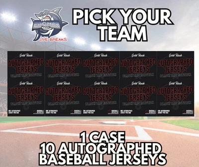 CLEVELAND GUARDIANS Full Case Gold Rush 10x Auto Black Bag Jersey Break #28 - Image 1 of 2