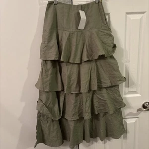 Set gonna e top TISSINI verde taglia media - Foto 1 di 10