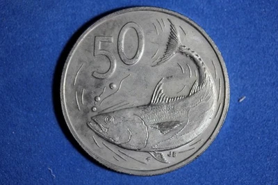 1976 Cook Islands 50 Cents Copper-Nickel Coin #M23829 - Image 1 of 2