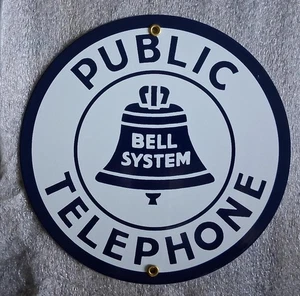 Telephone Public  Porcelain Home Office Gift - Picture 1 of 1