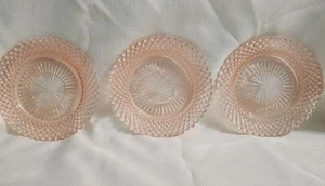 Platos de postre rosa de 5 pulgadas - Juego de 3 o portavelas/baratijas - Imagen 1 de 5