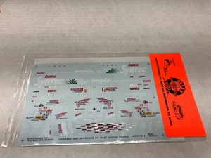 SLIX 1/25, 1/24 SCALE CASTROL SYNTEC DRAGSTER MODEL KIT DECAL SHEET - Picture 1 of 2
