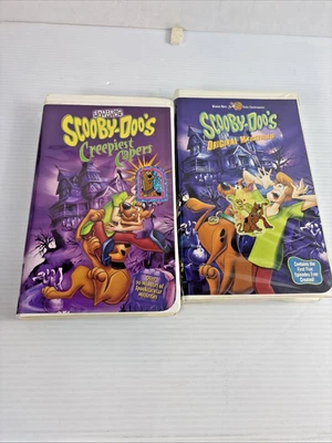Vintage Scooby-Doo VHS the Very First 5 Episodes Hassle in the Castle 2 Tape lot - Image 1 of 4