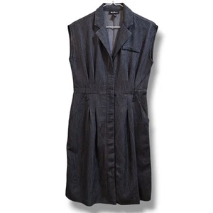 Alyx Sleeveless Knee Length Dress Women's Size 6 Button Down Front  - Picture 1 of 7