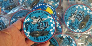 331 SQN - HELLENIC AIR FORCE  “THESEAS” 3D PVC PATCH - Picture 1 of 5