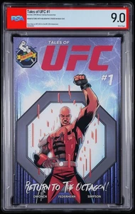 PSA 9.0    TALES OF UFC #1 RETURN TO THE OCTAGON COMIC BOOK UFC 232 2018 - Picture 1 of 2