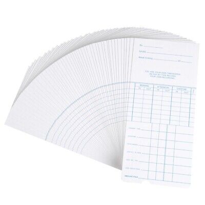 50 Weekly Time Cards For Attendance Punching Machine • 14.99$
