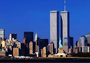 FOTO DE PÓSTER BRILLANTE DEL CENTRO MUNDIAL 1 WTC torres gemelas nueva york 3266 - Imagen 1 de 1