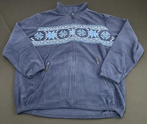 KingSize Herren Big & Tall Fleece Reißverschluss vorne Hoodie Fleecejacke blau 2XL - Bild 1 von 8