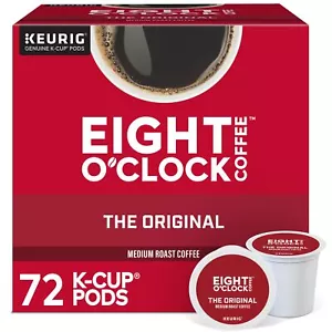 Eight O Clock, The Original, Keurig K-Cup Pods, Medium Roast Coffee, 72 Count - Picture 1 of 5