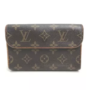 LOUIS VUITTON M51855 Monogram Pochette Florentine Pouch Hip bag -Waist Pouch - Picture 1 of 9
