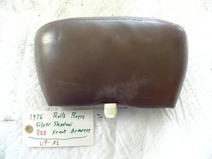 1976 Rolls Royce Silver Shadow Bentley T Red Front Armrest Arm Rest & Bracket - Picture 1 of 12