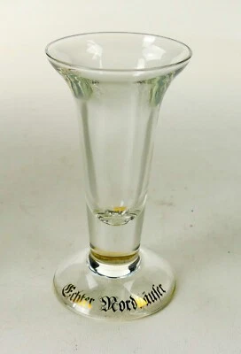 Echter Nordhäuser Doppelkorn Shotglas Blaukopfglas Stamper Genuss Gläser 1983