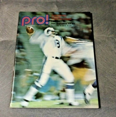 1972 GREEN BAY PACKERS VS SAN FRANCISCO 49ERS PROGRAM NFL PRO FOOTBALL RARE - Image 1 of 4