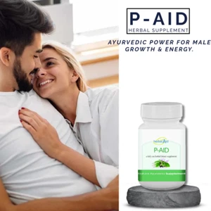Men’s Herbal Capsules | P-Aid Formula | Supports Stamina & Energy Naturally - Picture 1 of 14