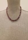 Stauer Tyrian Amethyst 18" Necklace Purple Bead Amethyst Necklace New with Box. 