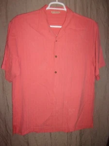 Men's Tommy Bahama Paradise on Tap Dress Casual Shirt Size Medium - Picture 1 of 2