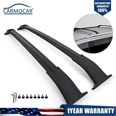 Pair Roof Rack Cross Bar for 15-19 Cadillac Escalade ESV Chevy Suburban Tahoe - Изображение 1 из 4