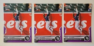 ONE 2021 Topps Now - #233 Randy Arozarena Tampa Bay Rays Purple #/25 - Picture 1 of 2