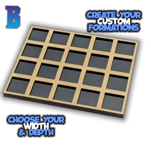 20mm to 25mm Magnetic Adaptor Converter Tray for 20mm based Wargaming Miniatures - Imagen 1 de 2