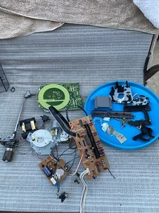 Technics SL-QD33 Turntable Parts - All The Guts Plus Tone Arm - As Is For Parts - Picture 1 of 14