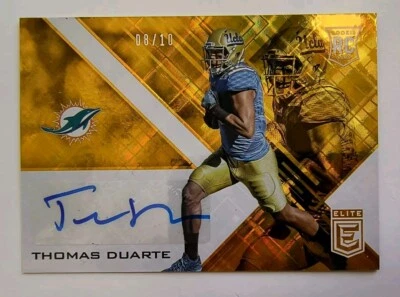 THOMAS DUARTE Orange Rookie Autograph Card #8/10 - 2016 Panini Donruss Elite - Image 1 of 2