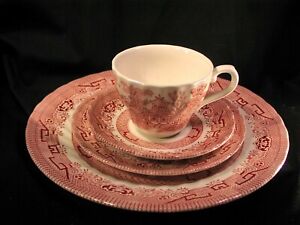 Red Willow 4 piece Place Setting Made in England