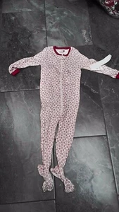NWT THE CHILDRENS PLACE TODDLE GIRLS 1 PIECE PAJAMA ZIPPER FEET 3T - Picture 1 of 4