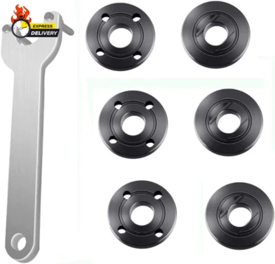 Llave angular de brida de amoladora tuerca de bloqueo de metal apta para DW Milwaukee Makita 193465-4  Foto 1 de 4