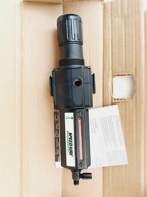 SPEEDAIRE 4ZK98 Air Filter Regulator, 3/4 in NPT, 212 Cfm, 40 Micron # NEW - Image 1 of 4