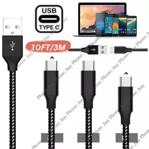 USB to Type C Charger Cable Fast Charging Lead Data Cord 10FT For Samsung LG - Picture 1 of 10