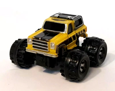 Micro Machines Car 1969 Chevrolet Blazer Chevy SUV Monster Truck Yellow Black - Image 1 of 4