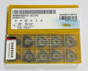 MITSUBISHI TURNING INSERT WNMA080412 UC5115 ORIGINAL JAPAN NEW 10 pcs. - Picture 1 of 2