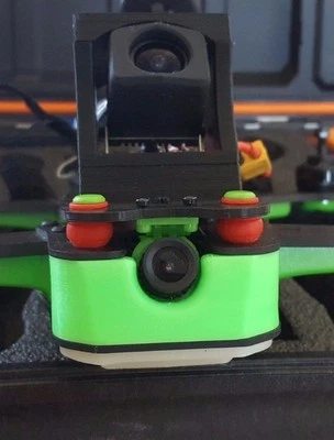 Vortex 250 Pro by ImmersionRC FPV Camera Protector 3D Printed GREEN - Image 1 of 3