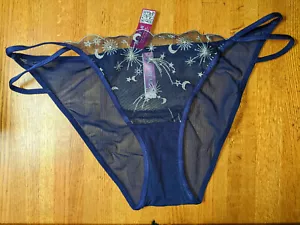 Adore Me Estelle Contour Panties (Blue - Medium - Bikini) - Picture 1 of 4